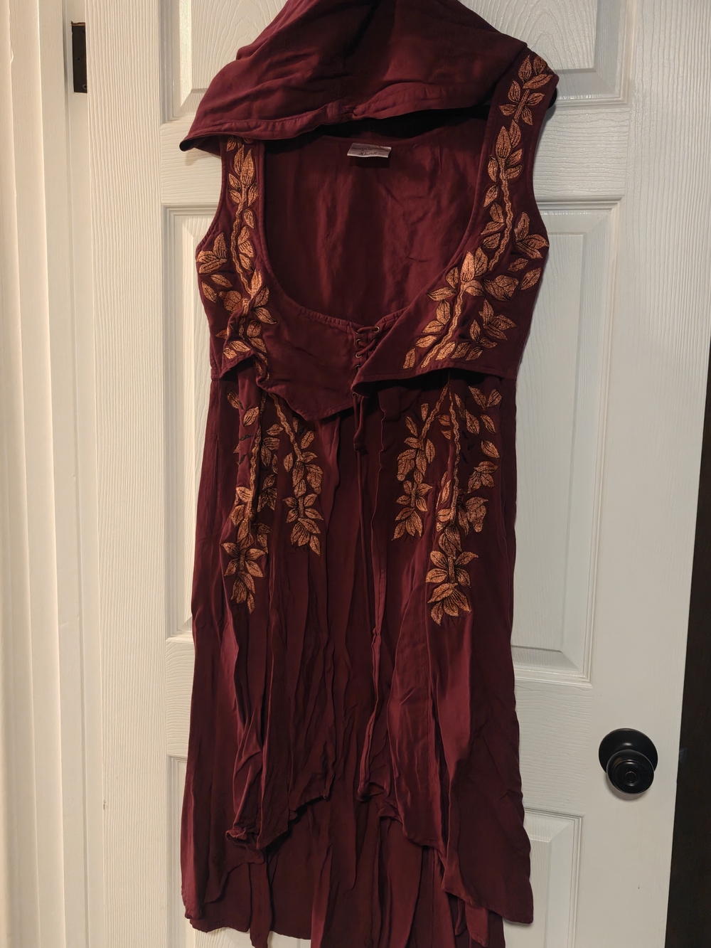 Holy Clothing Tauriel Maxi Overdress Deadly Nightshade